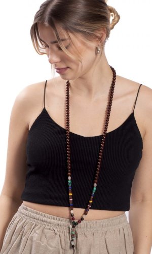 Meditační náhrdelník MALA multicolor III.