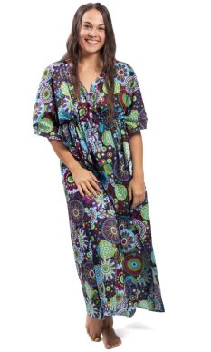Kaftan AMARA modrý II.