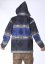 Bunda s kapucňou Shama modrá OM - Veľkosť: XL