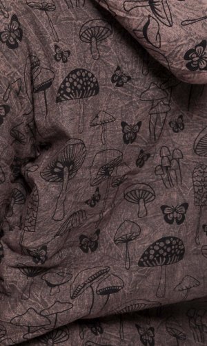 Kurtka z kapturem MUSHROOM bordó