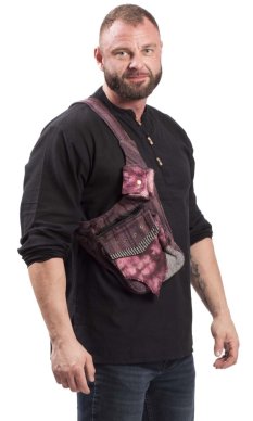 Crossbody taška / ľadvinka SURI fialová II.