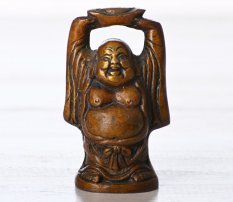 Kovová socha/Happy Buddha
