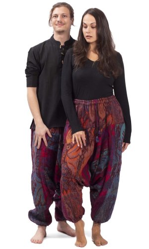 Ciepłe szarawary / Spodnie haremki JUNGLE II.