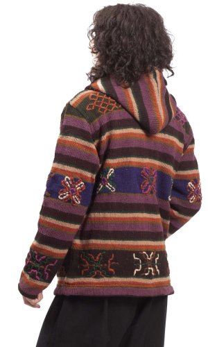 Kurtka dzianinowa BHUTAN fioletowa