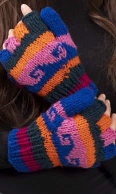 Vlněné převlékací rukavice IV.