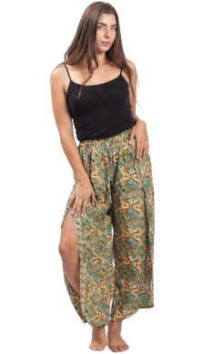 Nohavice SAMAIRA zelené I.