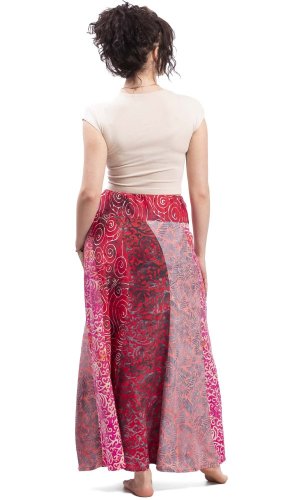 Sarongová sukně červená