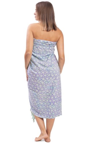 Sarong BALI BATIK liliowy I.