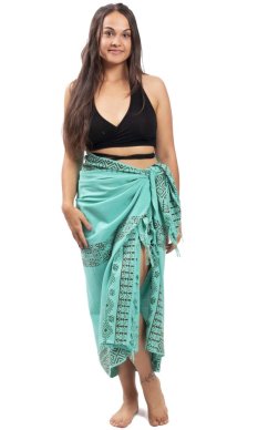 Sarong TARANG turkusowy