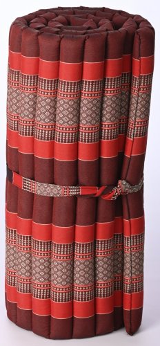 Futon rolowany czerwony szerokość 80cm