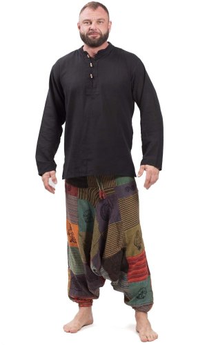 Patchworkowe szarawary KANTHA