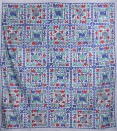 Mandala velká ORIENT modrá I.