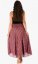 Dlhá sukňa pruhy ružovo modrá - Veľkosť: XL