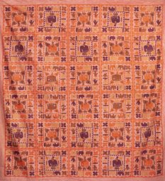 Mandala duża ORIENT pomarańczowy I.