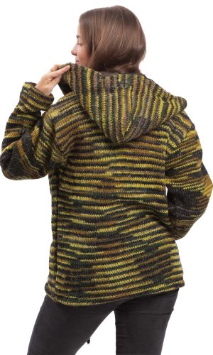 Pletená bunda MARLED zelená