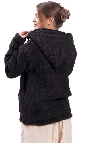 Vlněná svetrobunda tmavě šedá II.
