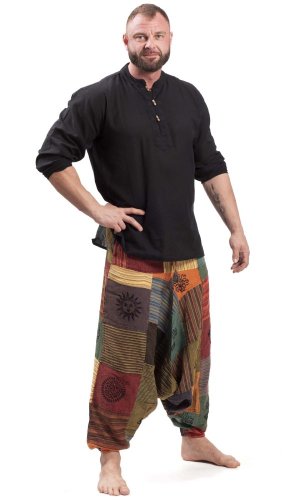 Patchworkowe szarawary KANTHA