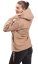 Bluza unisex z kapturem RAHUL WAFLAR beżowy - Rozmiar: XL