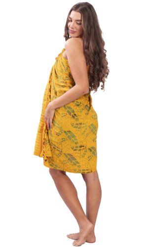 Sarong BALI BATIK žlutý VI.