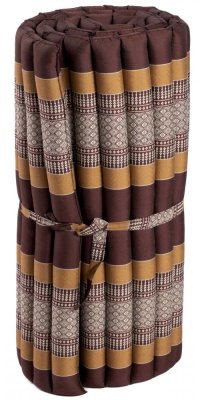 Futon rolovací / šírka 80 cm / hnedý