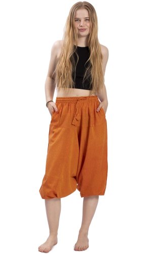 Harémové kalhoty / Sultánky CLASSIC oranžové