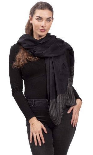 Pashmina NILAM / černá