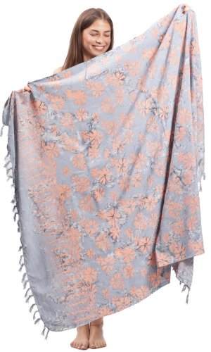 Sarong BALI BATIK szary V.