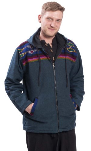 Ciepła kurtka męska VIKRAM niebieski petrol VII.