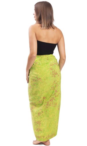 Sarong BALI BATIK svetlozelený II.