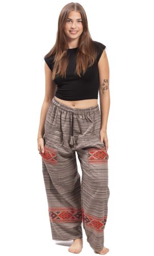 Ciepłe spodnie BIHAR FREE beżowe