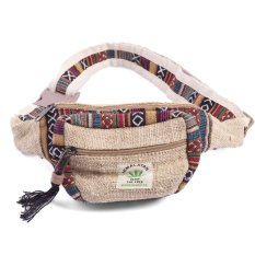 Ledvinka HEMP natur FANCY multicolor III.