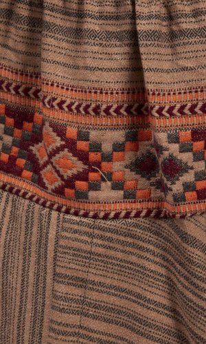 Teplé harémové kalhoty BIHAR světle šedá I.