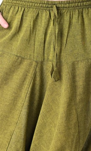Harémové kalhoty / Sultánky Classic světle zelené