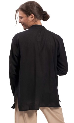 Koszula indyjska / ETNO KURTA czarna - Rozmiar: XL