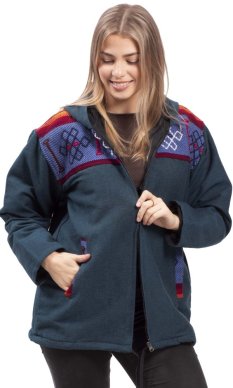 Teplá bunda VIKRAM petrolejová XVI.