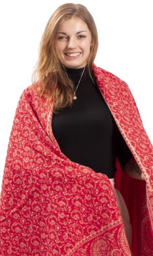 Šála GARAM červená II.