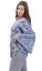 Bolero GITA z długim rękawem niebieskie II.