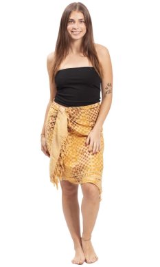 Sarong BALI BATIK béžový XIII.