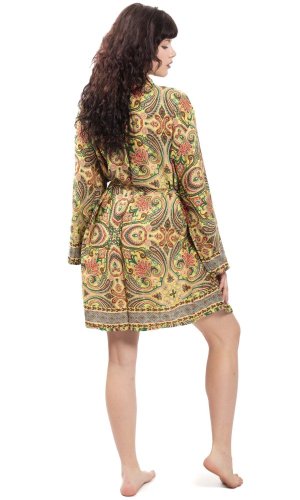 Krótkie kimono MEHER zielony II.