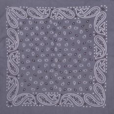 BANDANA PALLAV šátek šedý II.