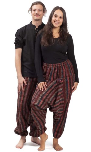 Ciepłe szarawary / Spodnie haremki NIRVA V.