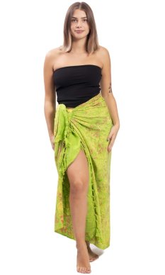 Sarong BALI BATIK světle zelený II.