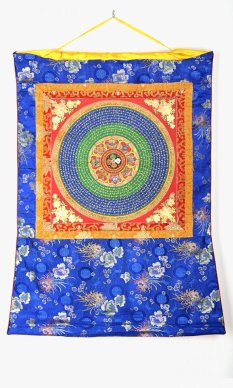 Maľovaný obraz THANGKA 109x74 cm