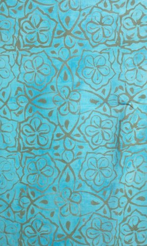 Sarong BALI BATIK niebieski XXII.