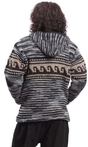 Kurtka dzianinowa HIMALAYAN szaro-brązowy I. - Rozmiar: XL