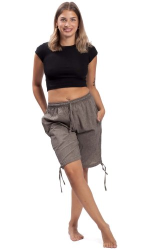 Kraťasy CLASSIC hnědo-béžové