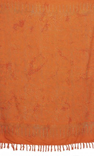 Sarong BALI BATIK PLANT oranžový