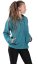 Bluza unisex z kapturem RAHUL turkusowa - Rozmiar: 2XL