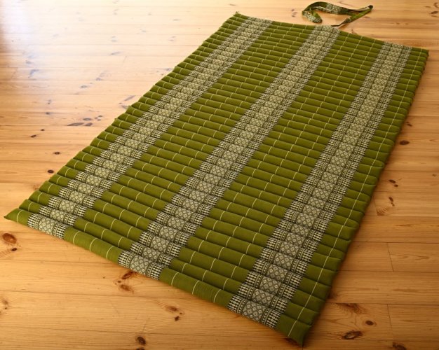 Futon rolovací zelený šířka 120cm