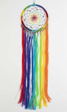 Lapač snov RAINBOW/ dĺžka 59 cm